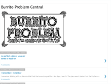 Tablet Screenshot of burritoproblem.blogspot.com