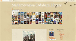 Desktop Screenshot of mahamevnavasadahamlibrary.blogspot.com