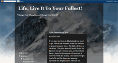 Desktop Screenshot of life-fullestlife.blogspot.com