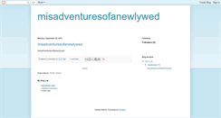 Desktop Screenshot of misadventuresofanewlywed.blogspot.com