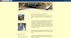 Desktop Screenshot of haircuttingsite.blogspot.com