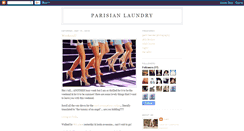 Desktop Screenshot of parisianlaundry.blogspot.com