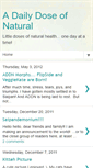 Mobile Screenshot of adailydoseofnatural.blogspot.com
