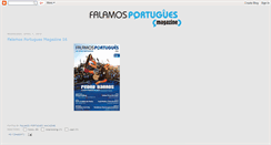 Desktop Screenshot of falamosportuguesmag.blogspot.com