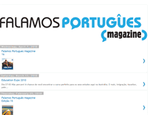 Tablet Screenshot of falamosportuguesmag.blogspot.com