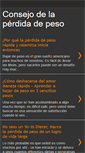 Mobile Screenshot of consejodelaperdidadepeso.blogspot.com