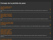 Tablet Screenshot of consejodelaperdidadepeso.blogspot.com