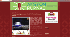 Desktop Screenshot of aksyonpilipinas.blogspot.com