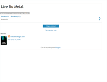 Tablet Screenshot of live-nu-metal.blogspot.com