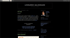 Desktop Screenshot of leomaldonado.blogspot.com