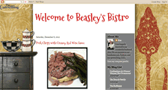 Desktop Screenshot of beasleysbistro.blogspot.com