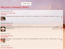 Tablet Screenshot of beasleysbistro.blogspot.com