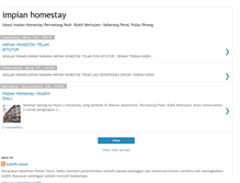 Tablet Screenshot of impianhomestay.blogspot.com
