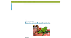 Desktop Screenshot of blogdasreceitas.blogspot.com