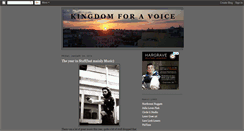 Desktop Screenshot of kingdomforavoice.blogspot.com