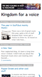 Mobile Screenshot of kingdomforavoice.blogspot.com