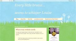 Desktop Screenshot of everylittlebreeze-louise.blogspot.com