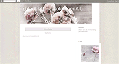 Desktop Screenshot of chleeblatts-eigenart.blogspot.com