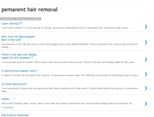 Tablet Screenshot of pemanent-hair-removal.blogspot.com