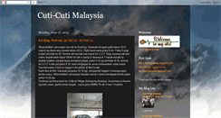 Desktop Screenshot of cuti-cuti-ina.blogspot.com