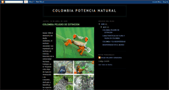 Desktop Screenshot of biodivcolombia.blogspot.com