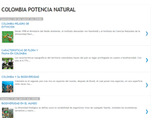 Tablet Screenshot of biodivcolombia.blogspot.com