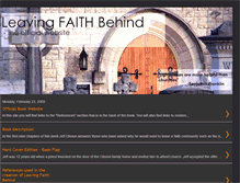 Tablet Screenshot of leavingfaithbehind.blogspot.com