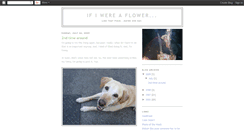 Desktop Screenshot of ifiwereaflower.blogspot.com