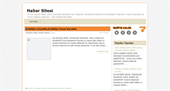 Desktop Screenshot of haber-sitesi.blogspot.com
