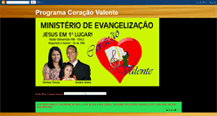 Desktop Screenshot of programacoracaovalente1.blogspot.com