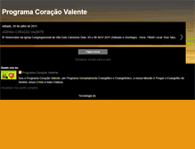 Tablet Screenshot of programacoracaovalente1.blogspot.com