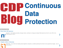 Tablet Screenshot of continuousdataprotection.blogspot.com