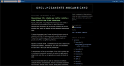 Desktop Screenshot of nunoamorim-orgulhosamentemocambicano.blogspot.com