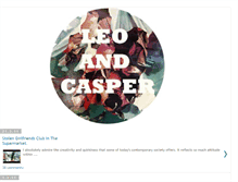 Tablet Screenshot of leoandcasper.blogspot.com