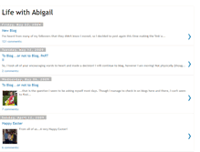 Tablet Screenshot of abigails-journey.blogspot.com