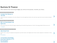 Tablet Screenshot of business-job-finance.blogspot.com