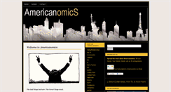 Desktop Screenshot of americanomics.blogspot.com