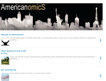 Tablet Screenshot of americanomics.blogspot.com