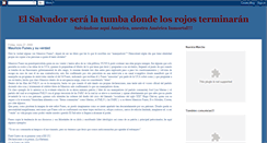 Desktop Screenshot of elsalvadorendemocracia.blogspot.com