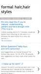 Mobile Screenshot of formal-hair2.blogspot.com