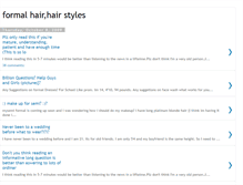 Tablet Screenshot of formal-hair2.blogspot.com