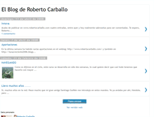 Tablet Screenshot of elblogderobertocarballo.blogspot.com