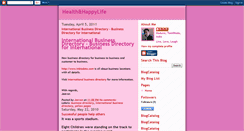 Desktop Screenshot of health-happylife.blogspot.com