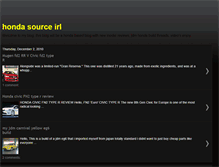 Tablet Screenshot of hondasourceirl.blogspot.com