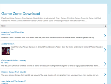 Tablet Screenshot of game007zone.blogspot.com