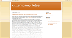 Desktop Screenshot of citizen-pamphleteer.blogspot.com