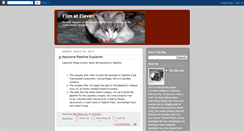 Desktop Screenshot of filmateleven.blogspot.com