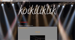 Desktop Screenshot of koikiliklik2.blogspot.com