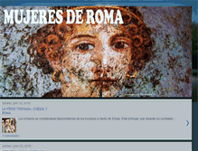 Tablet Screenshot of mujeresderoma.blogspot.com