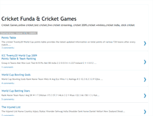 Tablet Screenshot of cricketallfunda.blogspot.com